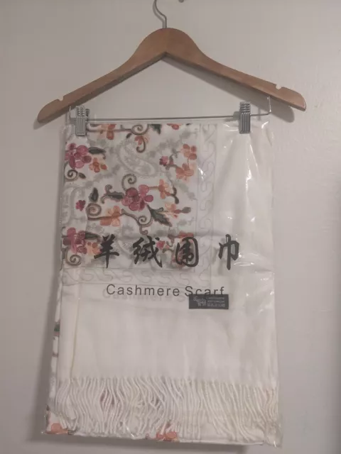 Cashmere Floral Scarf