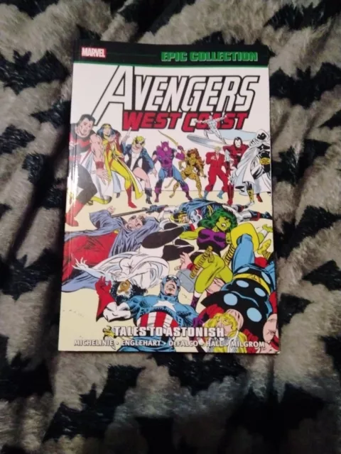 Avengers West Coast Epic Collection Vol. 3 Tales to Astonish fuera de imprenta raro Marvel en tpb