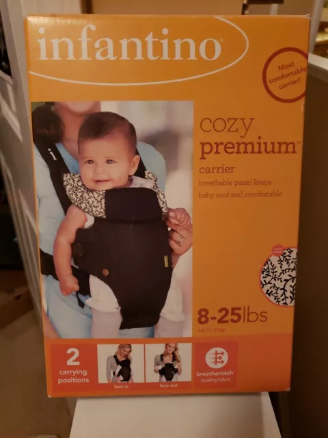 NEW Infantino Cozy Premium Baby Carrier: Size 8 - 25 Pounds Infant carrier