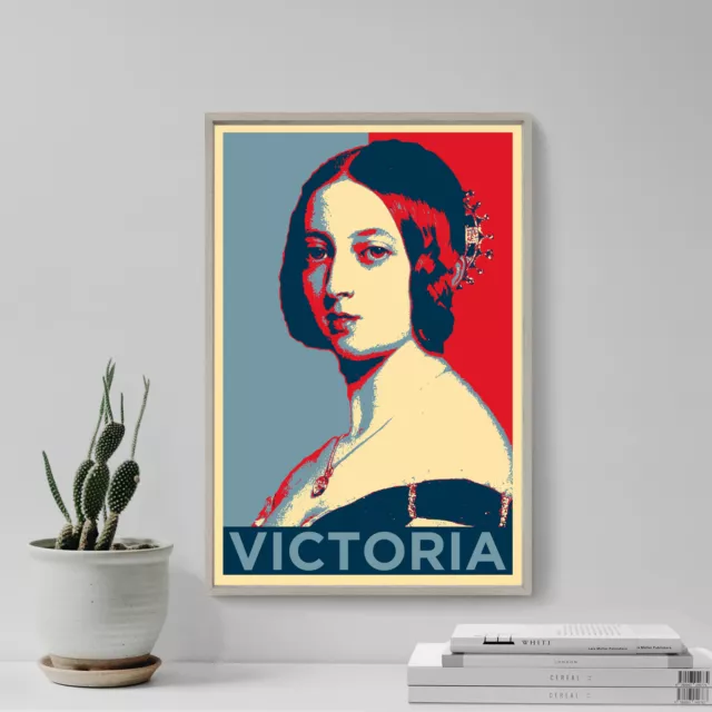 Queen Victoria Art Print - Hope - Photo Poster Gift - United Kingdom