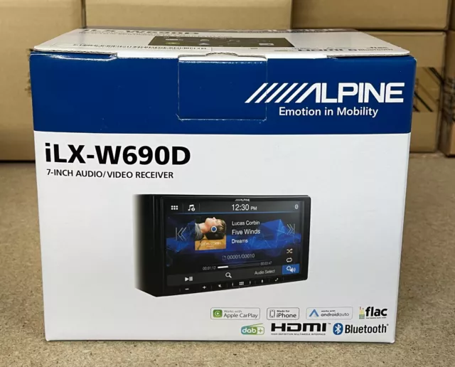 Alpine Autoradio iLX-W690D Carplay Android Bluetooth DAB
