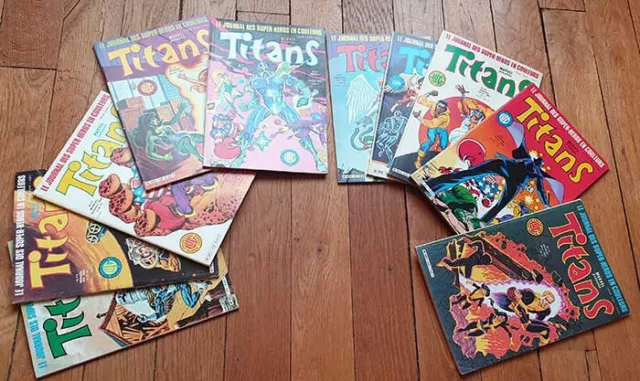 Titans / Lot De 10 Numéros - Éditions Lug (1982-1984) Mensuels - Tbe