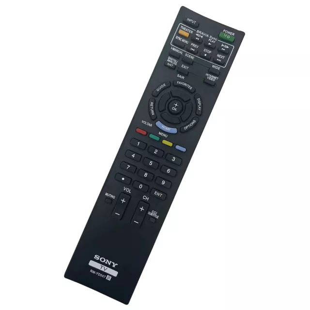 New RM-YD047 For Sony BRAVIA TV Remote Control KDL32EX715 KDL60EX505 KDL-32EX707