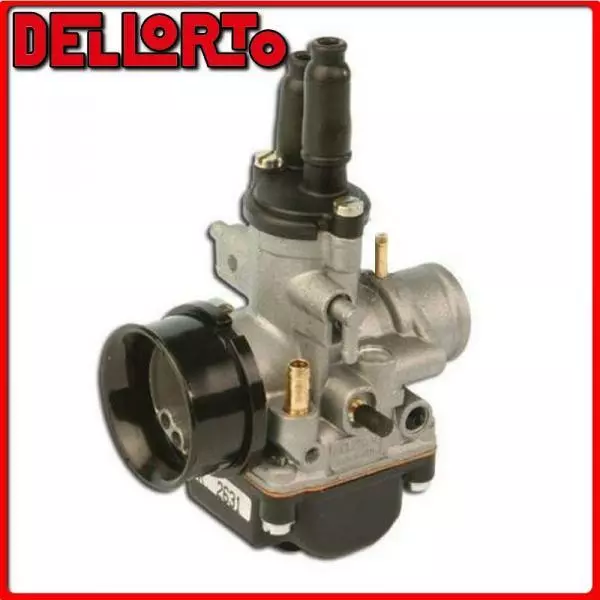 02631X Carburatore Dellorto Phbg 19 Ds 2T Aria Manuale Con Depressore E Miscelat