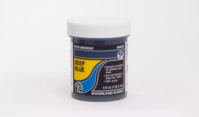 Woodland Scenics Deep Blue Water Undercoat Water System 4oz CW4530