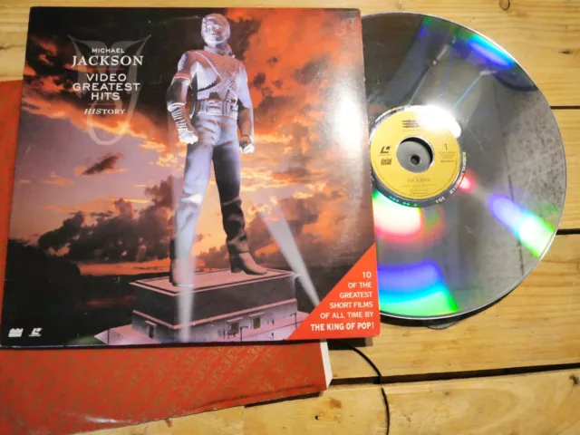 Michael Jackson Video Greatest Hits LASERDISC NTSC LD EX cover EX 1995 original