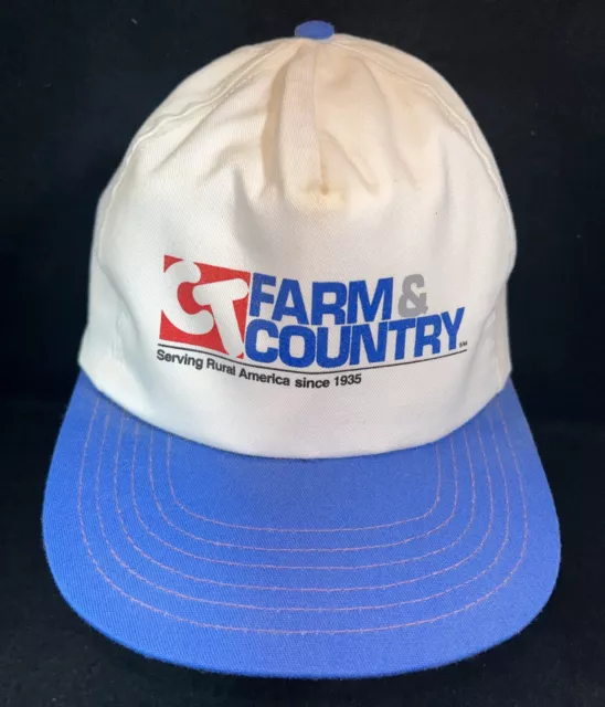 Central Tractor  CT Farm & Family Trucker Snapback Cap Hat USA MADE Atlas