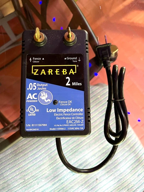 New Zareba 2 Mile Electric Fence Controller Eac2M-Z No Box