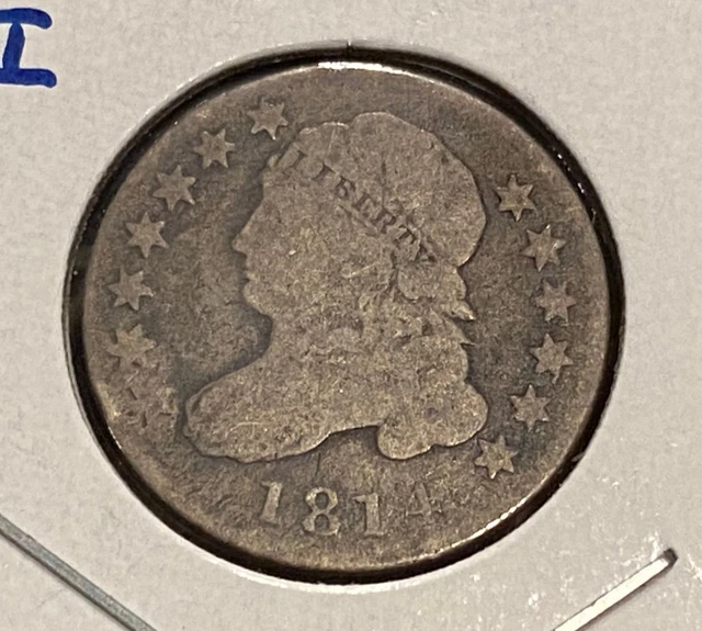 1814 Capped Bust Dime 10c JR-3
