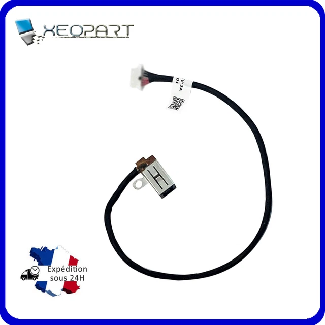 KinPower DC Jack Connecteur Alimentation Compatible avec HP 245 Series 245 G1 245 G2 Ligne:12cm