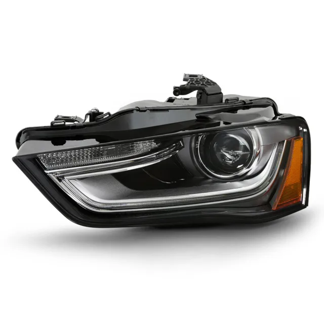 <Left LH Driver Side> LED DRL Headlight For 13-16 Audi A4 S4 HID/Xenon Non-AFS