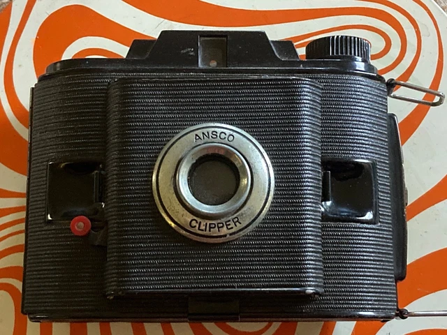 VINTAGE AGFA ANSCO Clipper 645 Point & Shoot Camera, Shutter Works £17. ...