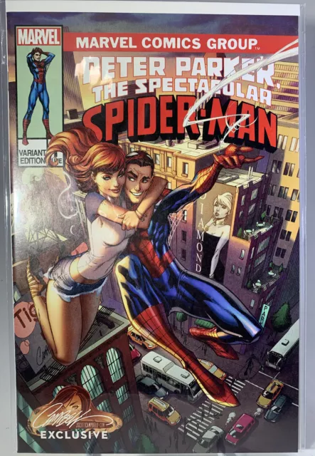 Spectacular  Spider-Man 1 J Scott Campbell B Variant NM+ Unsigned