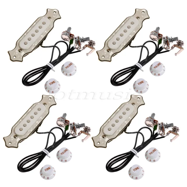 4 Set Electric Prewired Sound hole Pickup For Acoustic Guitar Folk Pickups Parts 2