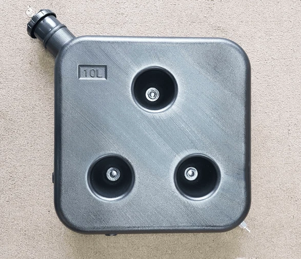 ECP Diesel Heater Tank Black 10 litre lockable
