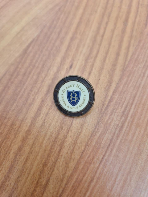 Marqueur De Balle De Golf JOSTENS 1991 - Or Et Noisette - En Métal - Neuf Dans Son Emballage