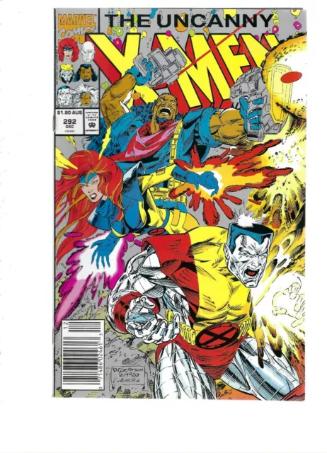 Uncanny  Xmen  292        - Australian  Price Variant  - Marvel Comics