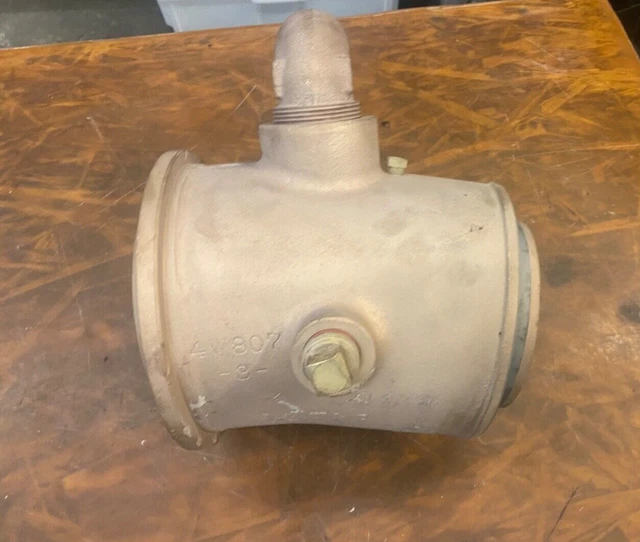 CAT 3208 Marine Exhaust Elbow 4W807 Turbo Model Bronze. Used / Good Condition