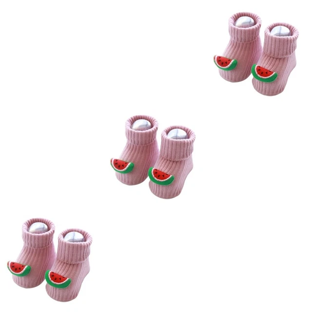 3pcs autunno e inverno calzini per il pavimento bambino dispendano antis