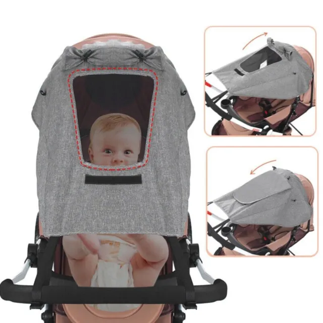 Accessories Baby Stroller Sun Shade Cover Canopy Cover Blackout Pram Awning