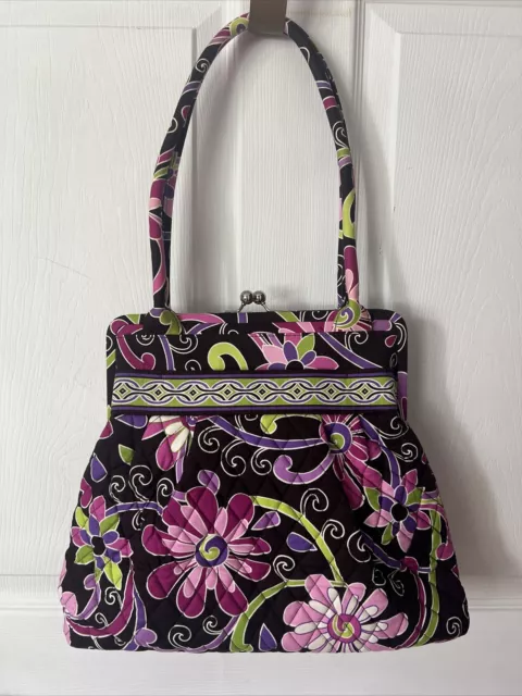 Vera Bradley Punch Kisslock clutch Purse Pocketbook Bag Alice-Excellent Cond.