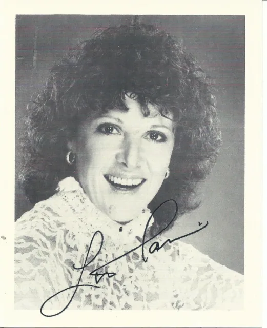 Linda Lavin Alice Vintage 4" X 5" Signed Autograph Photo