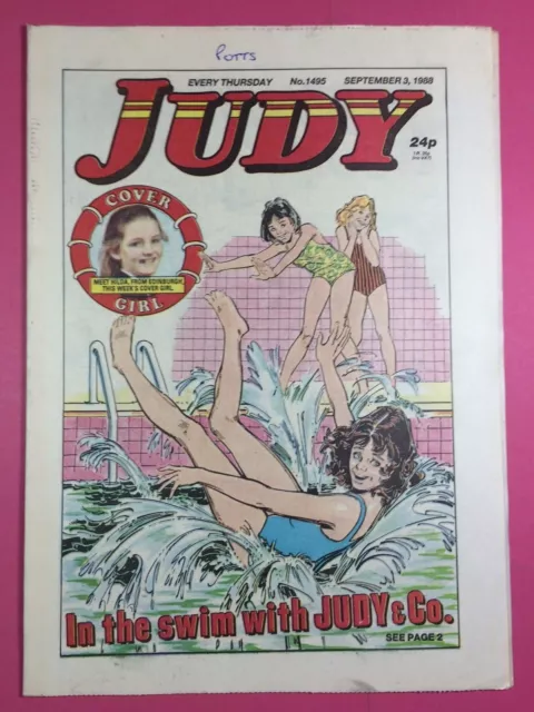 JUDY - Stories For Girls - No.1495 - September 3, 1988 - Comic Style Magazine