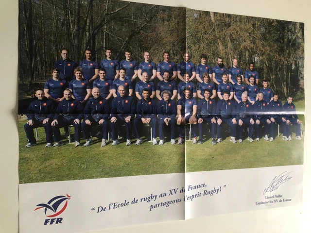 Rugby Poster Equipe De France / French Rugby - Tournoi 5 Nations 1975