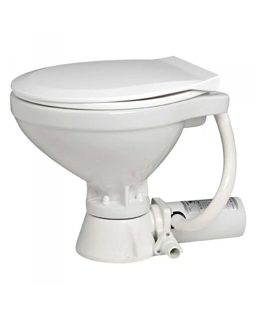WC électrique - lunette PVC blanc - 12 V