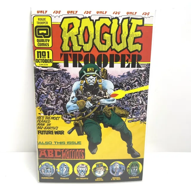 1986 ROGUE TROOPER #1  Quality Comics Book Marvel DC Comic