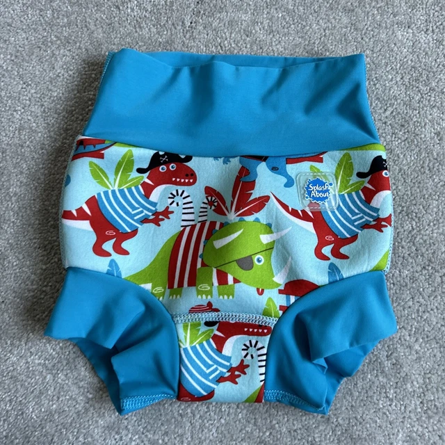 Pannolino Splashabout Happy taglia grande - età 6-12 mesi dinosauri pirata ragazzi