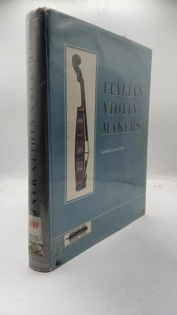 アート・デザイン・音楽 Italian Violin-Makers Karel Jalovec 1952 ITALIAN VIOLIN MAKERS by Karel Jalovec HB many photos labels