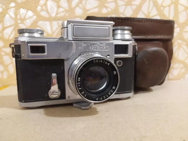 USSR Camera Kiev 3 A Vintage Soviet rangefinder camera #5811952 lens Jupiter 8