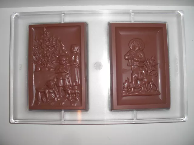 NEU! SCHOKOLADENFORM WEIHNACHTEN NIKOLAUS NEW chocolate mold ANTON REICHE # 522