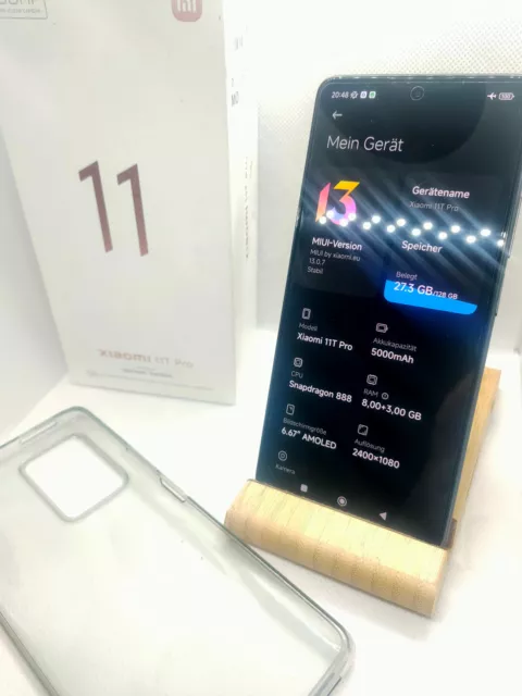 Xiaomi Mi 11T Pro 5G 6,67" AMOLED SnapD 128GB 8GB RAM 108Mpx 5000mAh Android 13
