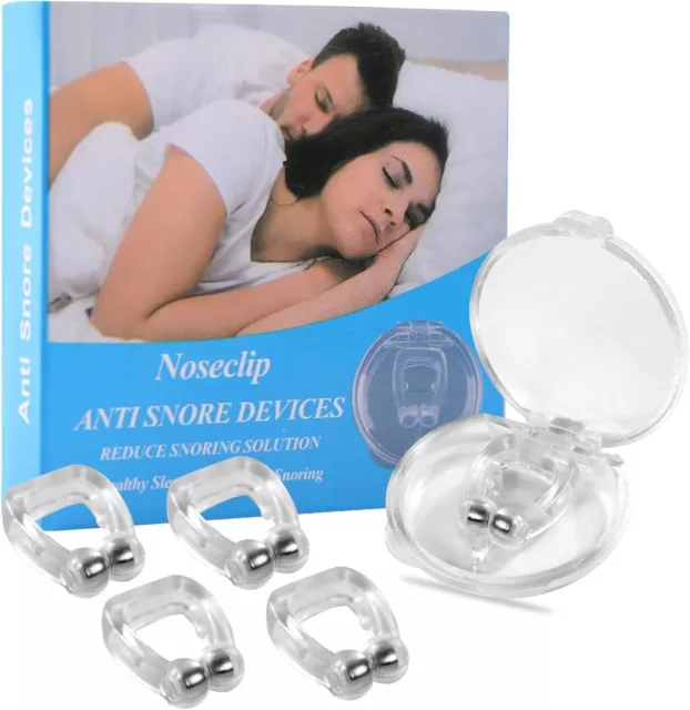 4-Pack Aparato Dispositivo Para No Roncar Antironquidos Dormir Magnetico Set