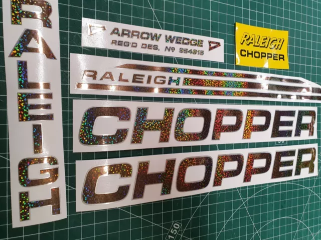 Raleigh chopper decals 2025