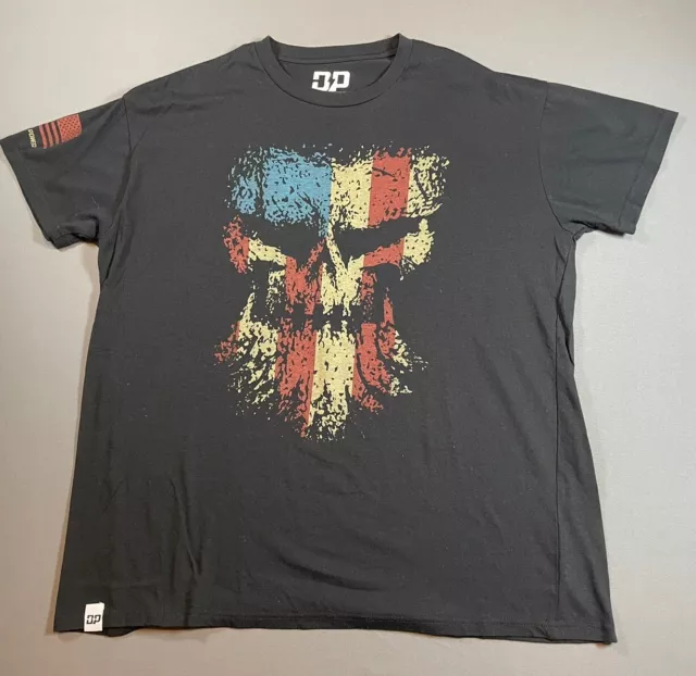 Diesel Power Gear T Shirt Men Extra Large XL Graphic Tee Short Sleeve Skull USA