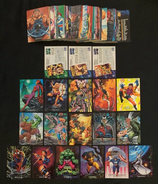 1992 Marvel Masterpieces Promos / Battle Spectra / Lost Cards Singles You Choose 2