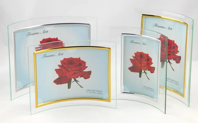 Produktbild von Bomoe Bilderrahmen Galeria Für 4 Fotos In 15x21cm & 10x15 Cm Fotorahmen Aus Holz, Kunststoffglas