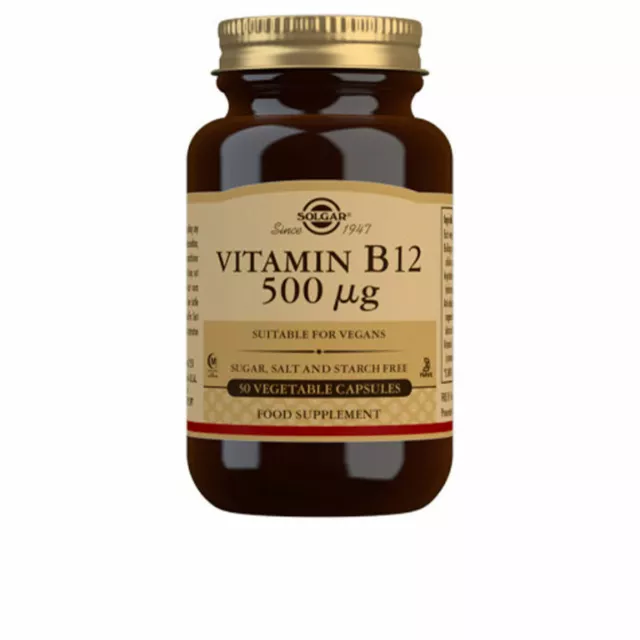 Vitamina B12 Solgar   Vitamina B12 50 Unidades
