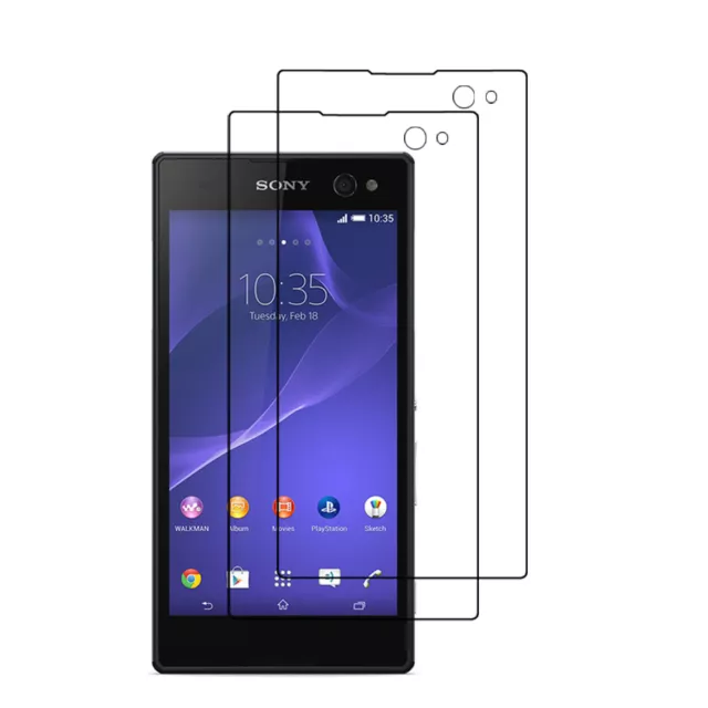 Lotto / Pacco Pellicole Protettive Protezione Schermo Per sony Xperia C3 D2533