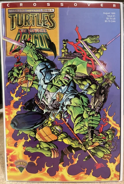 TEENAGE MUTANT NINJA TURTLES and THE SAVAGE DRAGON #1 Crossover Mirage 1995