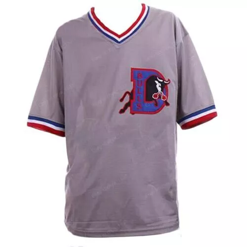 Retro Movie Bull Durham Crash Davis 8 Ebby LaLoosh 37 Baseball Jerseys Gray Sewn