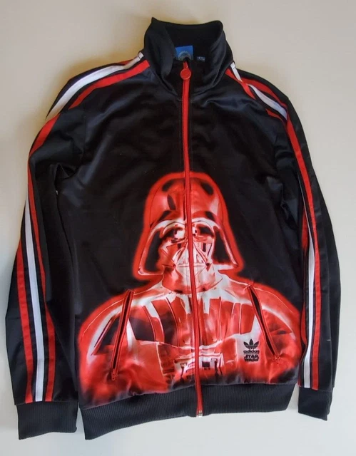 Rare Adidas Darth Vader Star Wars Original Track Jacket Size Youth XL