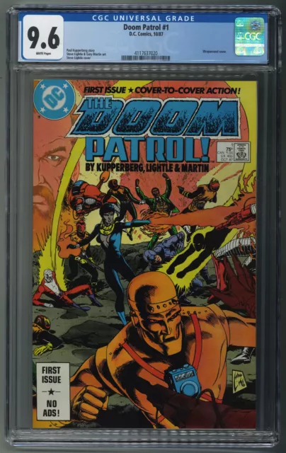 Doom Patrol 1 (1987 2nd Series) - First Issue and Wraparound cover - CGC 9.6