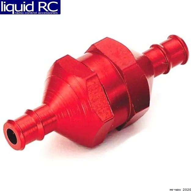 DU-BRO 834 In-Line Fuel Filter Red