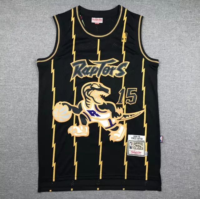 Toronto Raptors NBA Basketball Swingman Jersey 15 Vince Carter shirt BLACK