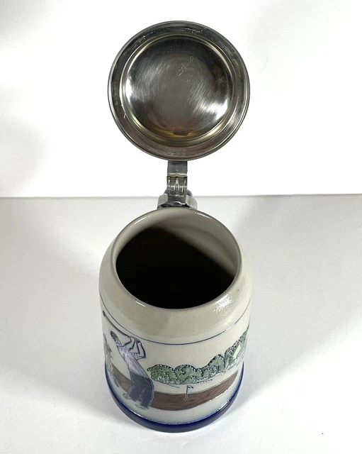 GIRMSCHEID GOLFER 0.5 Liter Salt Glaze Stoneware Beer SteinMade in
