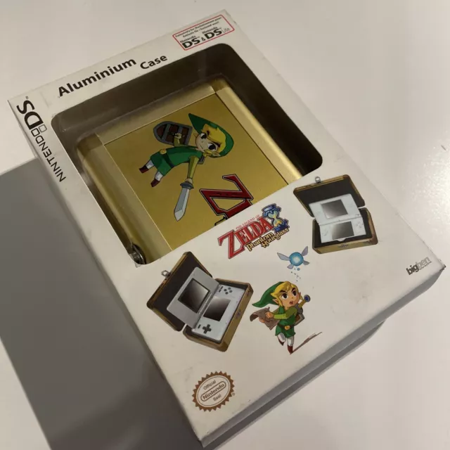 NEUF NEW pochette officiel zelda phantom hourglass alu nintendo DS 3DS boîte